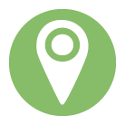 green location arrow symbol map